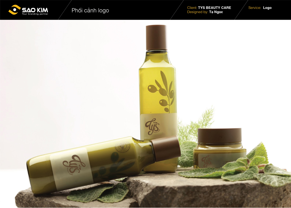 Như Minh Tú Cosmetic – TYS Beauty Care - Thiết kế logo lĩnh vực mỹ phẩm - làm đẹp sản phẩm TYS Beauty Care